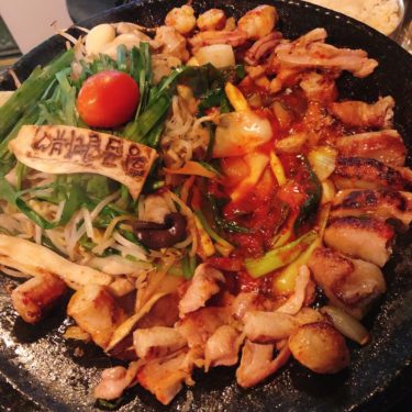 【ホンデ】韓牛ホルモン合せ焼きが絶品！／황곱(ファンコプ)